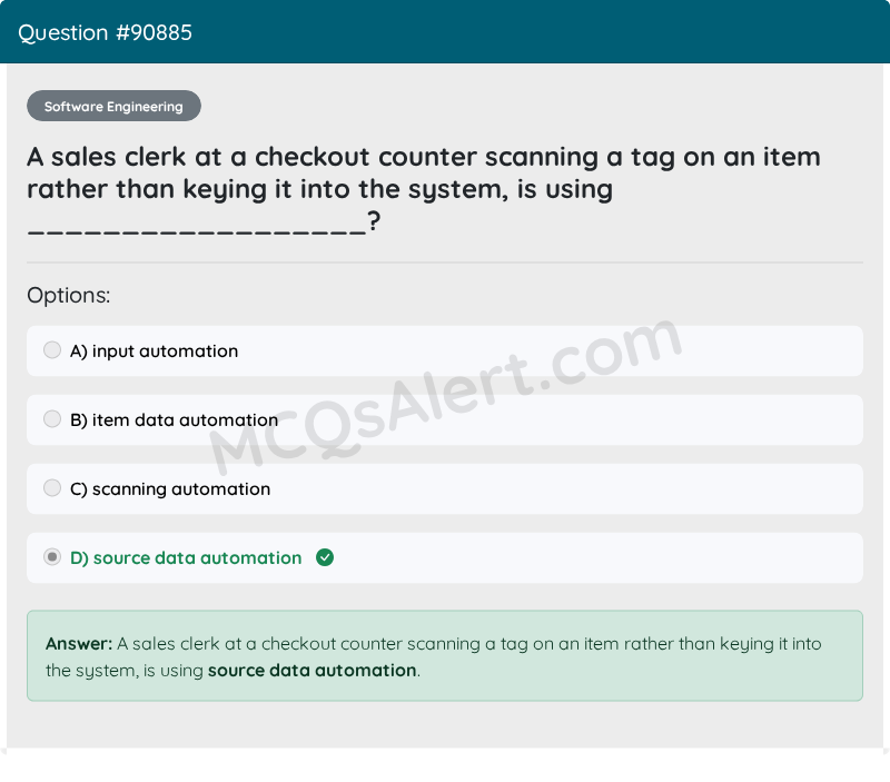 Question Screenshot