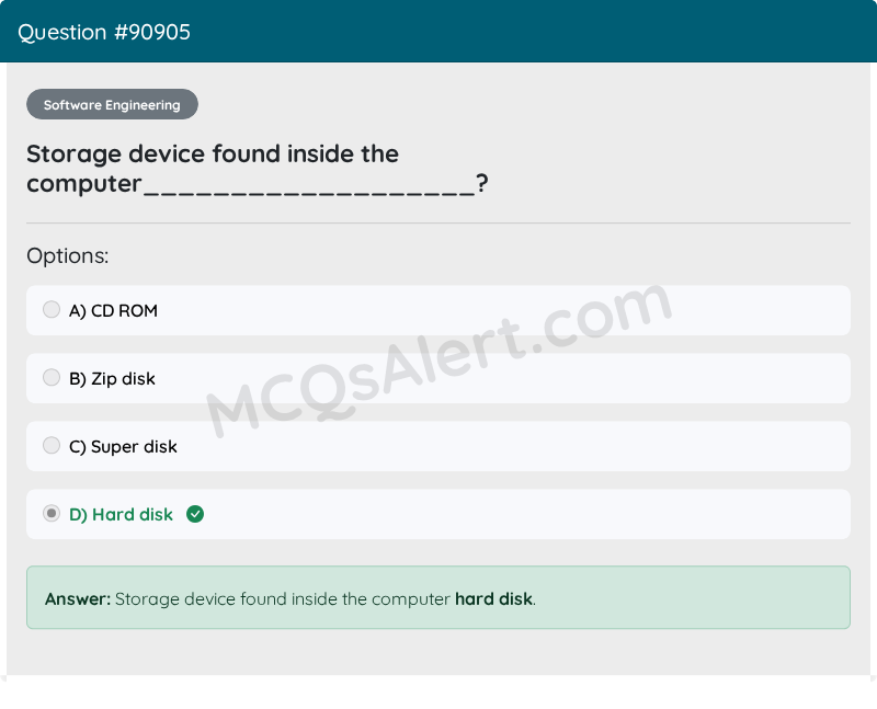 Question Screenshot