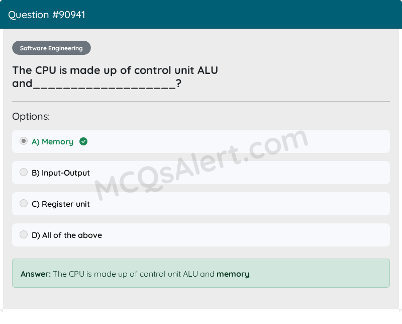 Question Screenshot