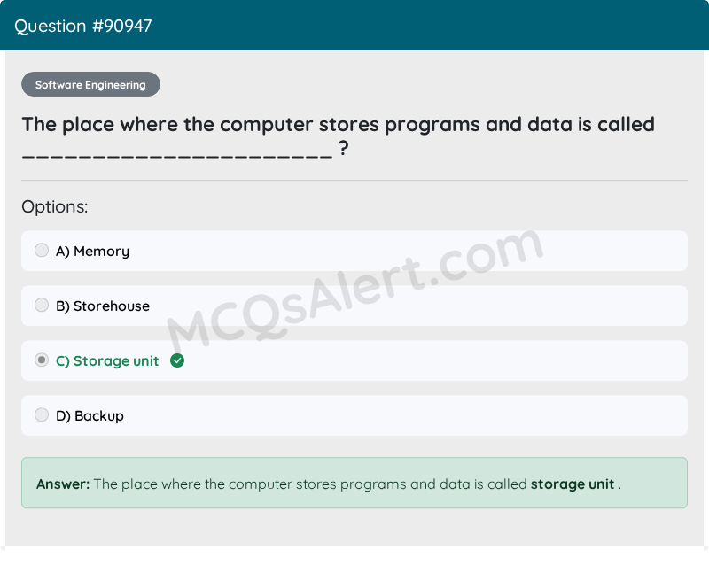 Question Screenshot