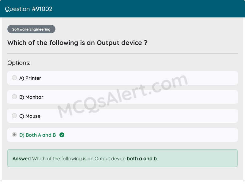 Question Screenshot