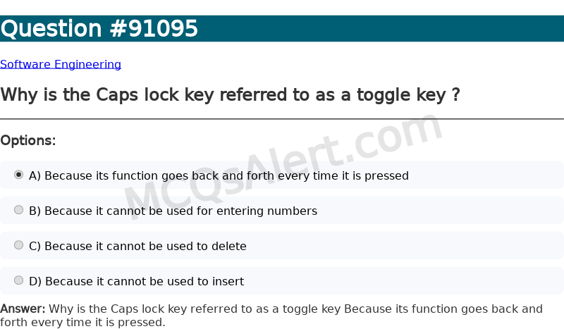 Question Screenshot