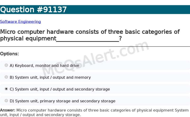 Question Screenshot