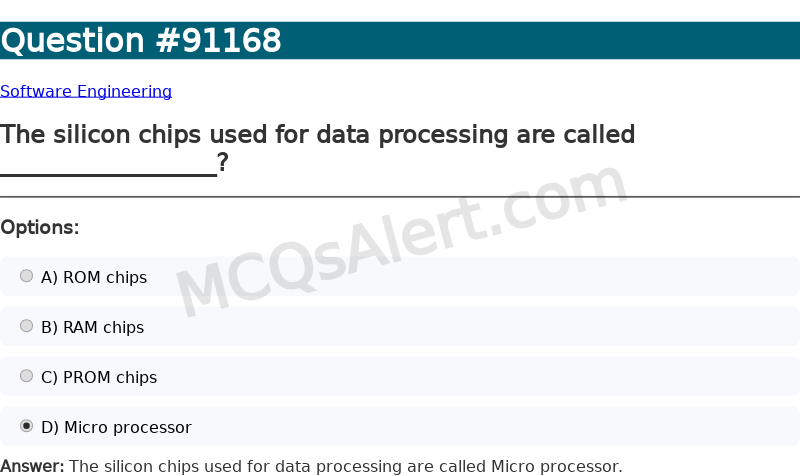 Question Screenshot