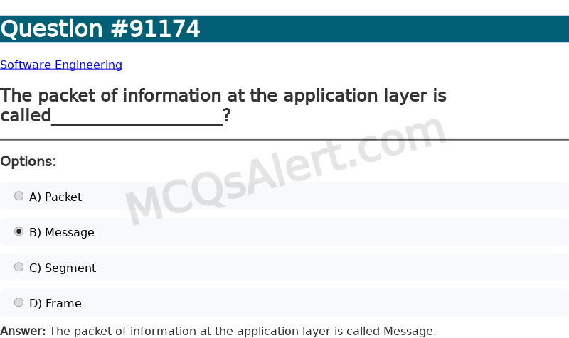 Question Screenshot