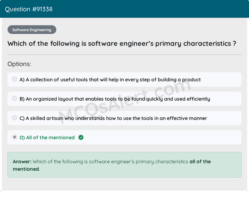 Question Screenshot