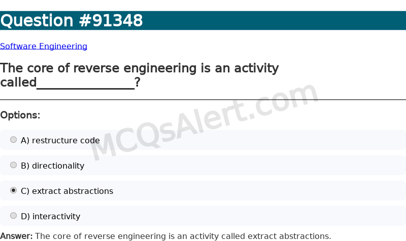 Question Screenshot
