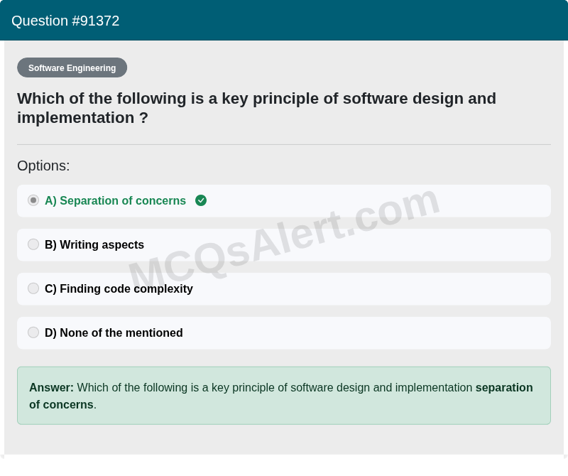 Question Screenshot