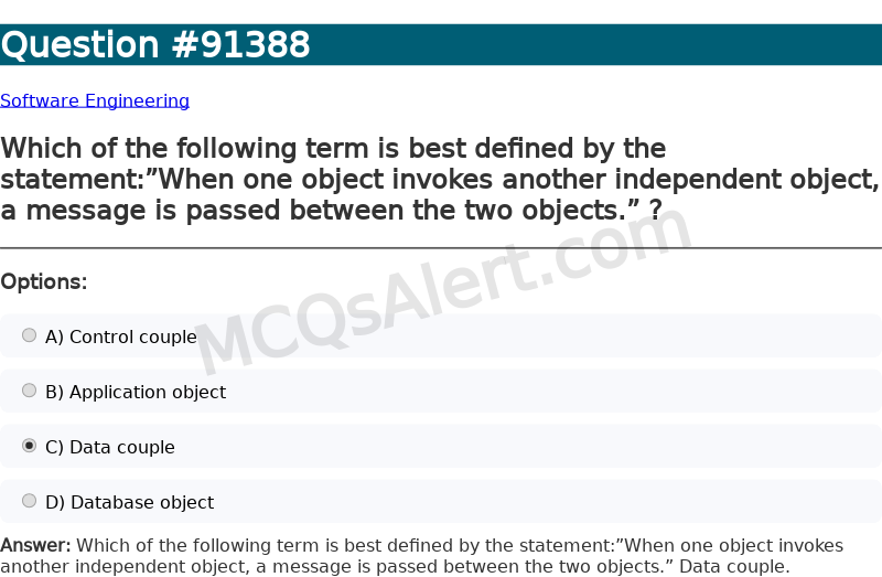 Question Screenshot