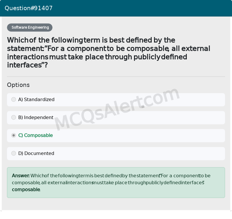 Question Screenshot