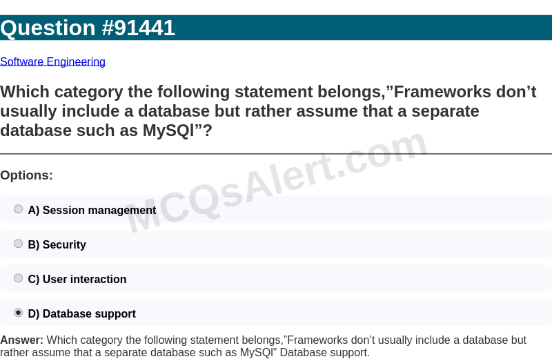 Question Screenshot