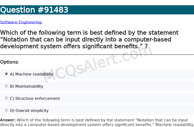 Question Screenshot