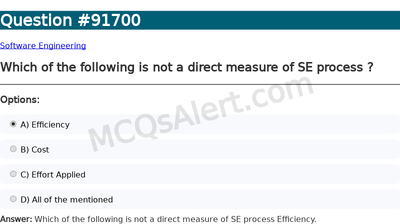 Question Screenshot