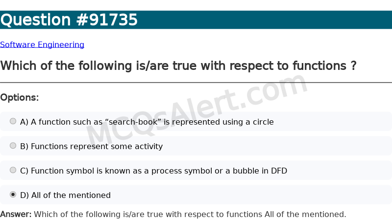 Question Screenshot