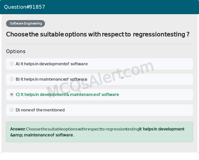 Question Screenshot