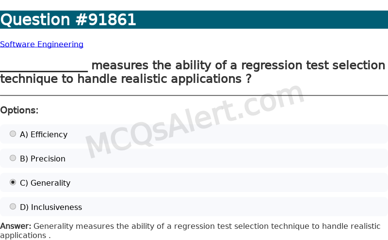 Question Screenshot