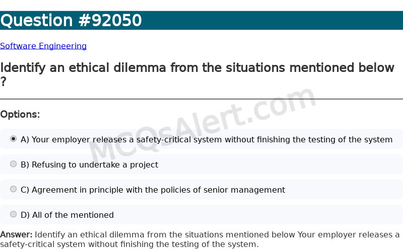 Question Screenshot