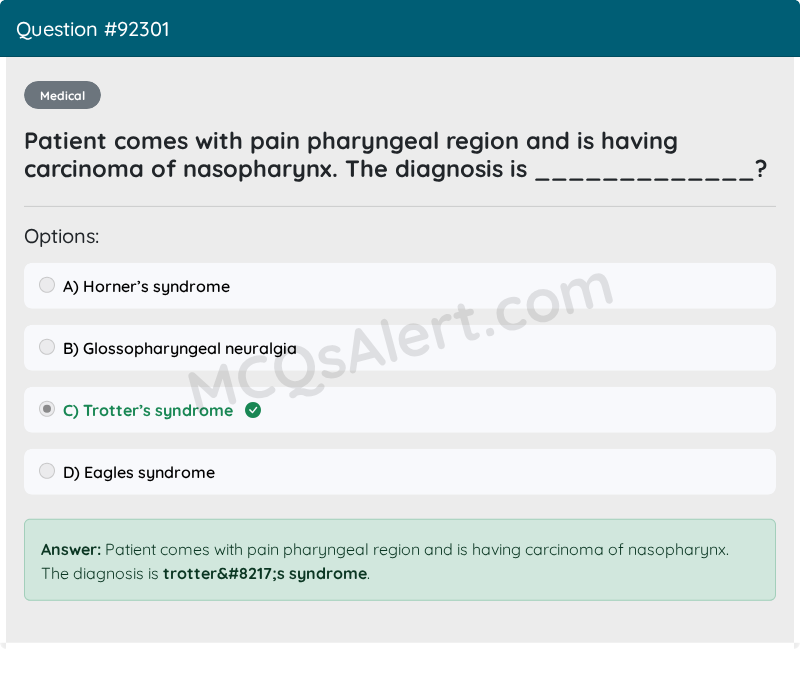 Question Screenshot