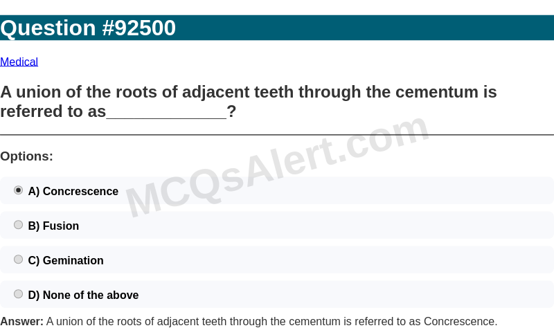 Question Screenshot