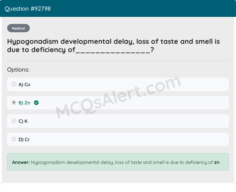 Question Screenshot
