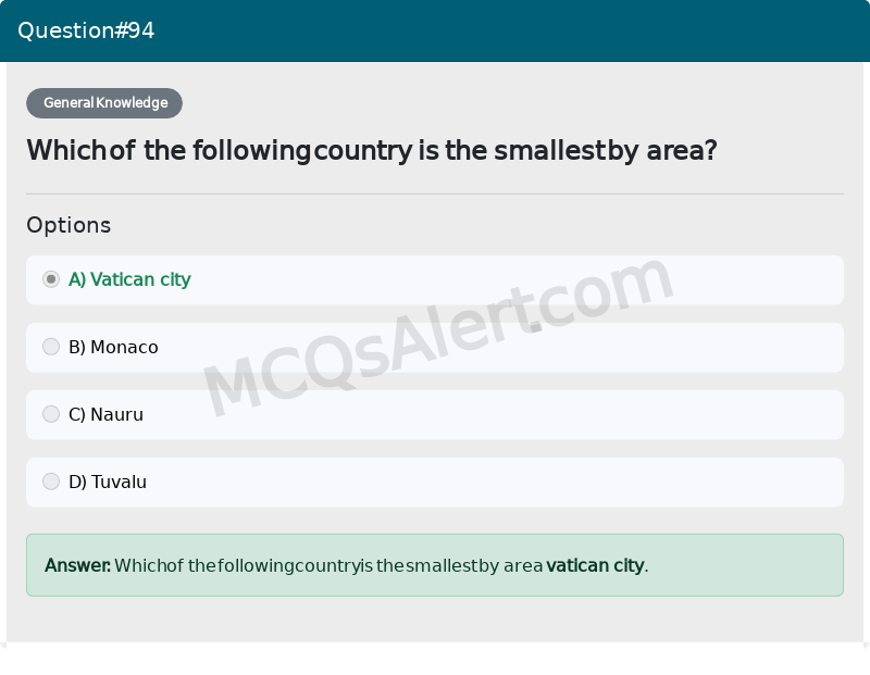 Question Screenshot