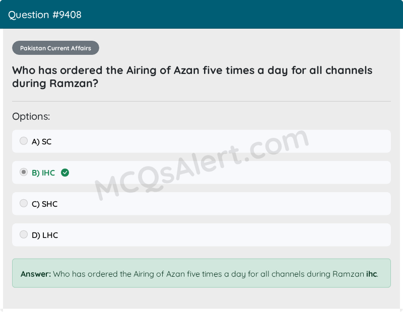 Question Screenshot