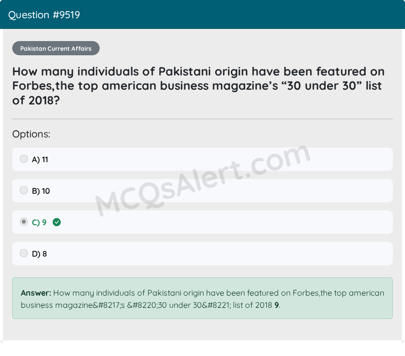 Question Screenshot