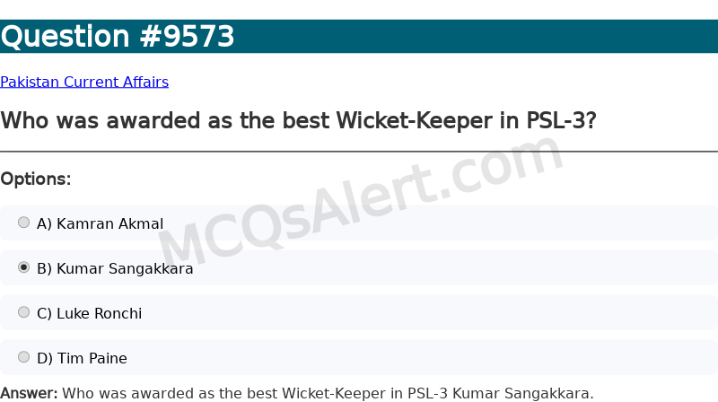 Question Screenshot