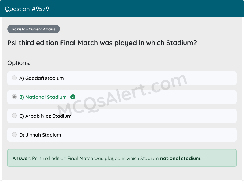 Question Screenshot