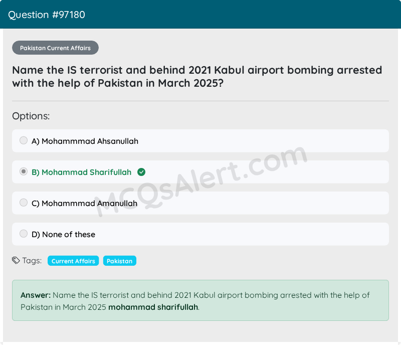 Question Screenshot
