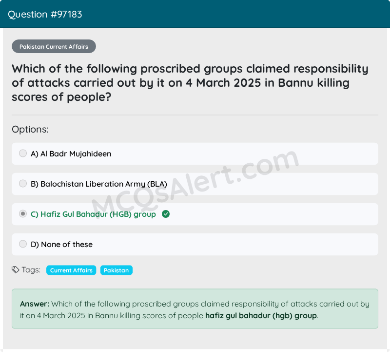 Question Screenshot