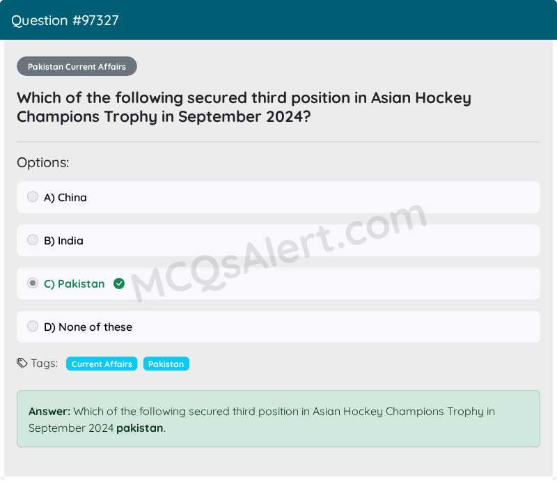 Question Screenshot