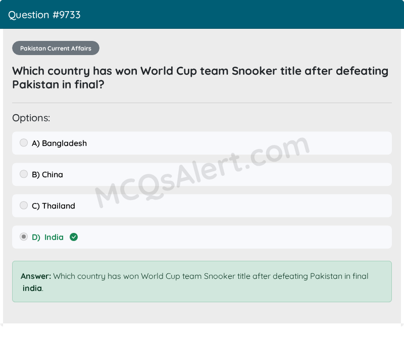 Question Screenshot