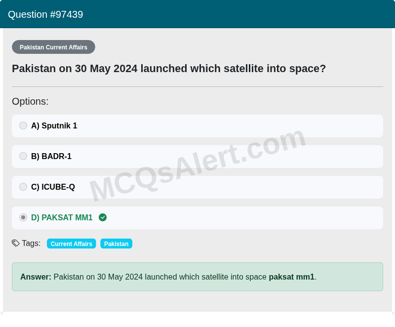 Question Screenshot
