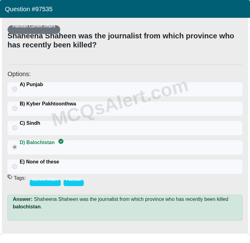 Question Screenshot