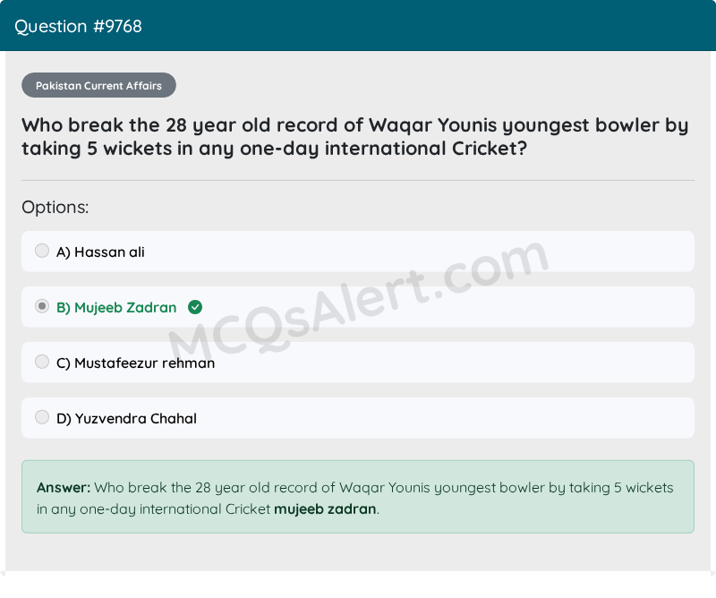 Question Screenshot
