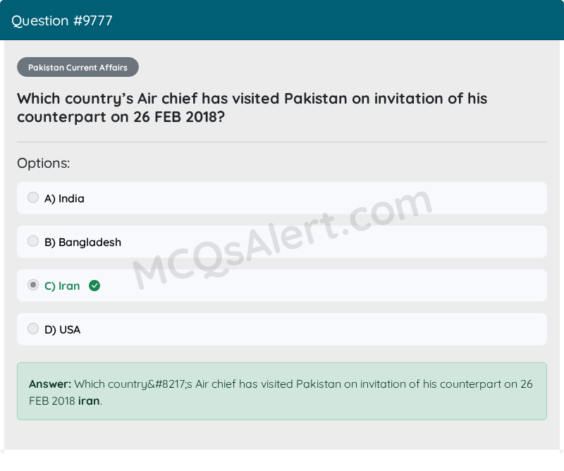 Question Screenshot
