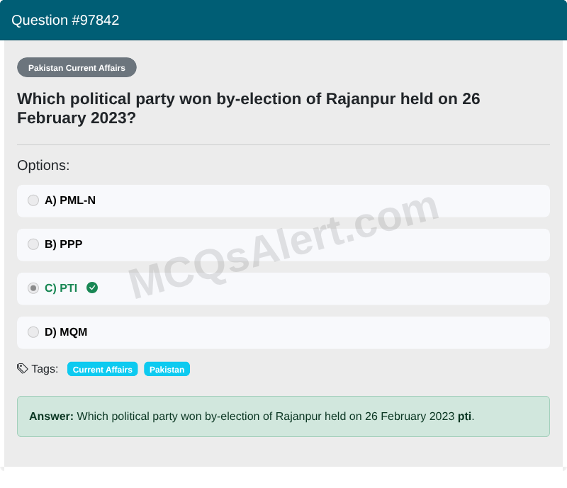 Question Screenshot