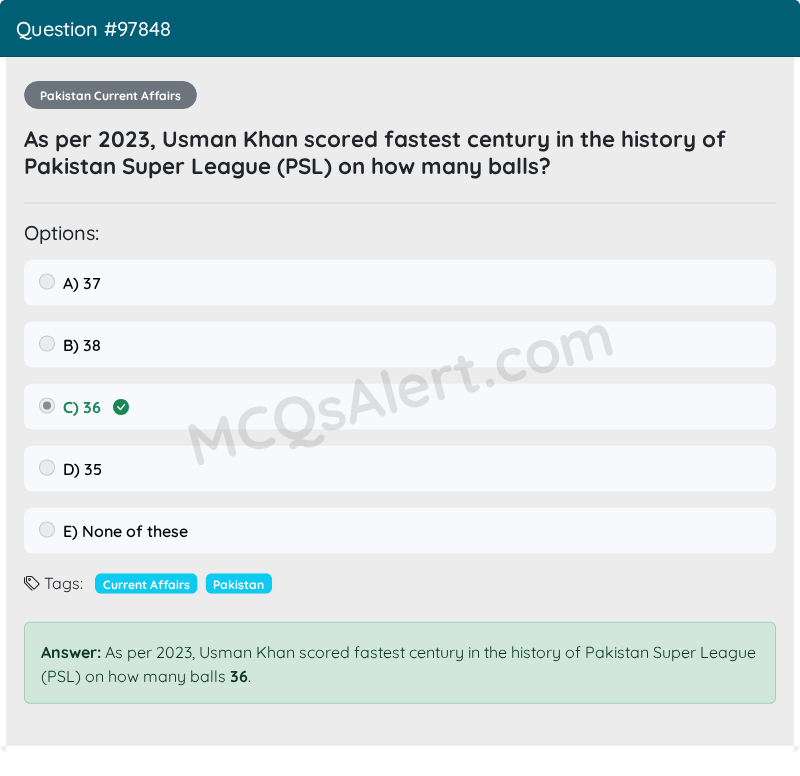 Question Screenshot
