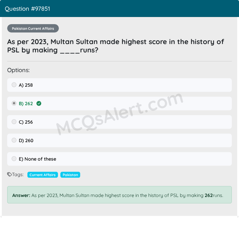 Question Screenshot