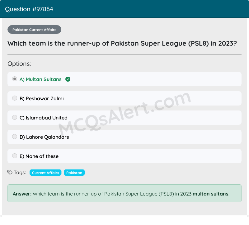 Question Screenshot