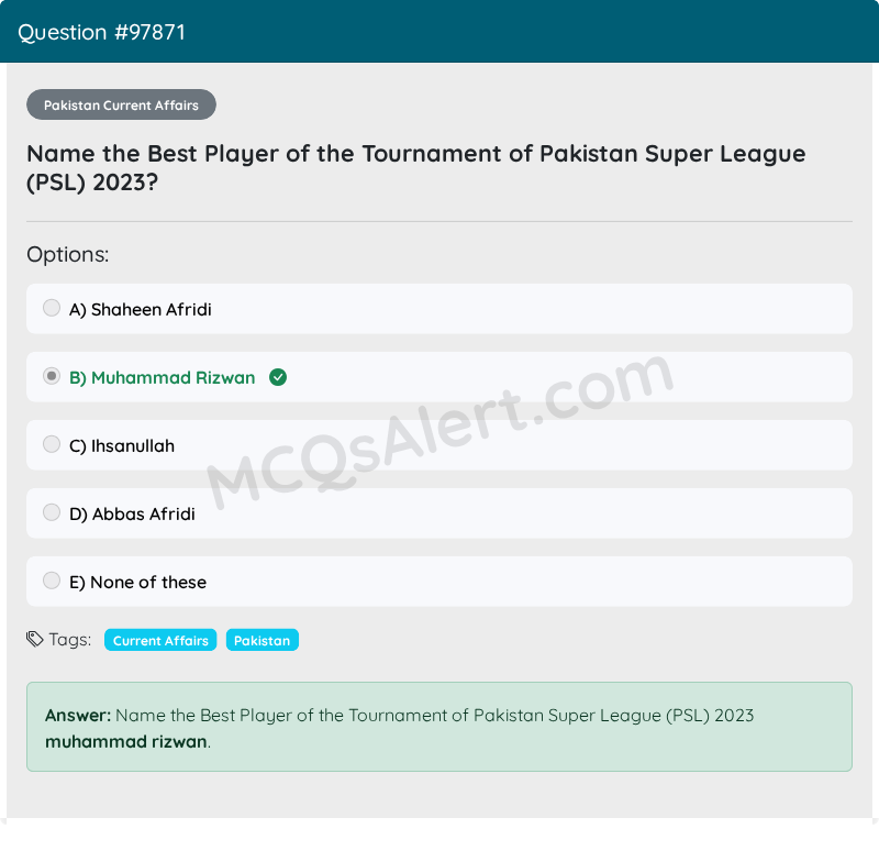 Question Screenshot
