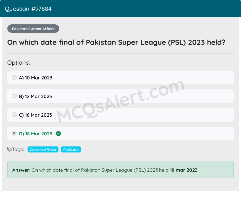 Question Screenshot