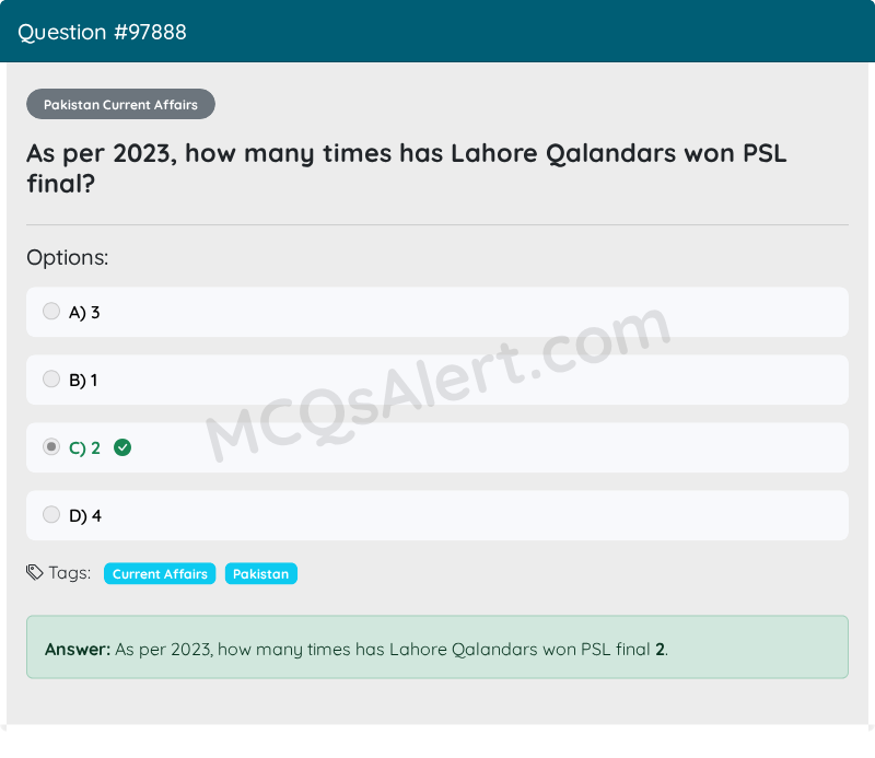 Question Screenshot