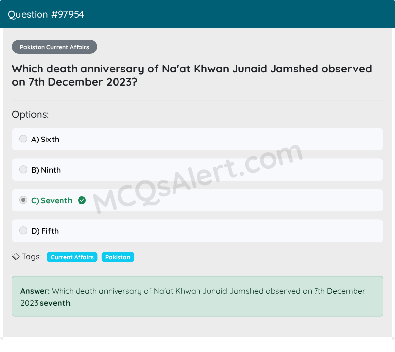 Question Screenshot