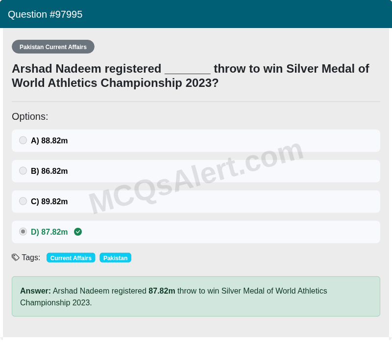 Question Screenshot