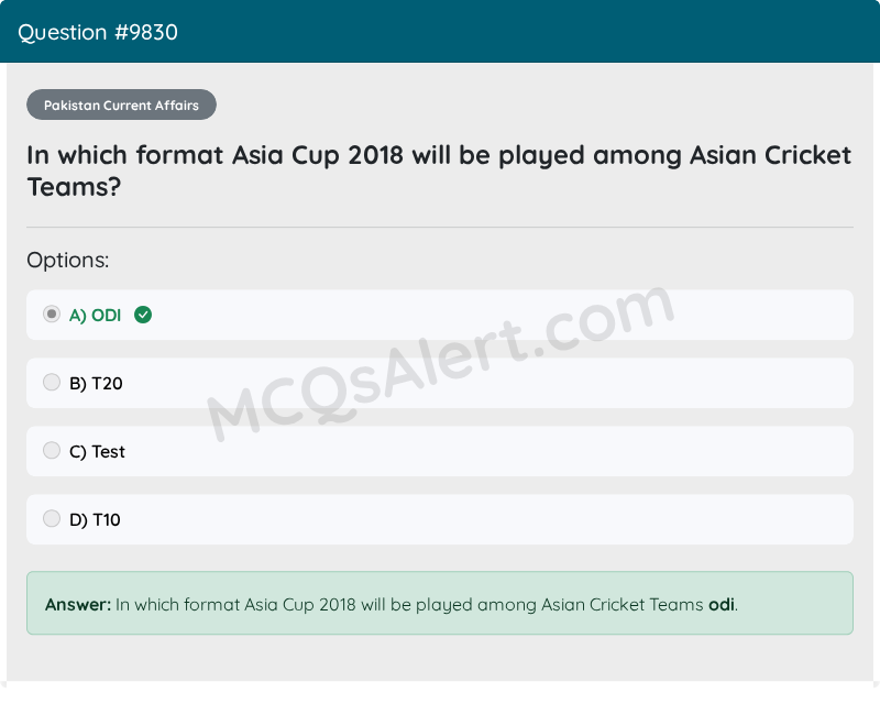 Question Screenshot