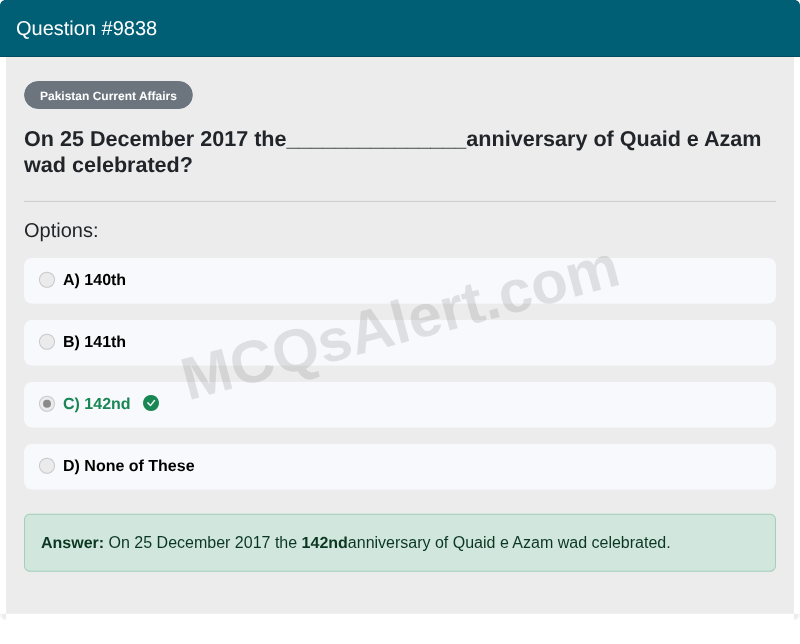 Question Screenshot