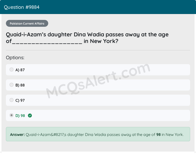 Question Screenshot