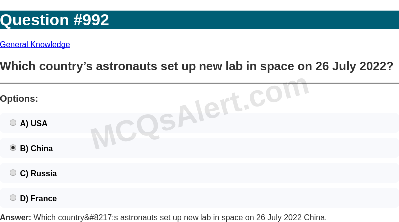 Question Screenshot